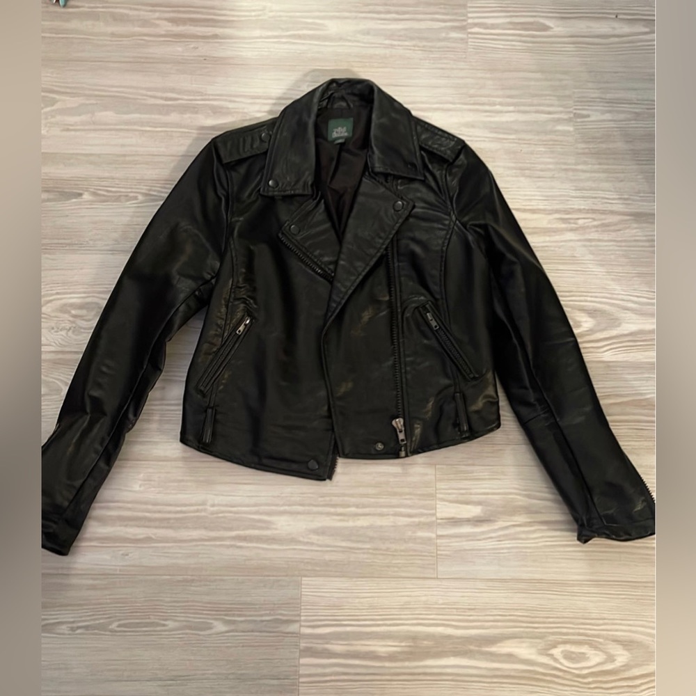 Black Leather Jacket - Picture 1 of 7